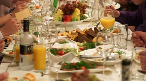 Timelapse, food on the table 動画素材 55564964