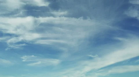 Timelapse footage of cirrus clouds Stock Footage 42306900