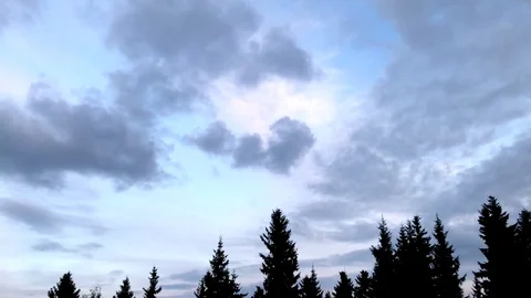 Timelapse footage with clouds Stock Footage 80353087