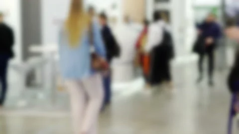 Timelapse footage of the movement of people. Stock Footage 197407114