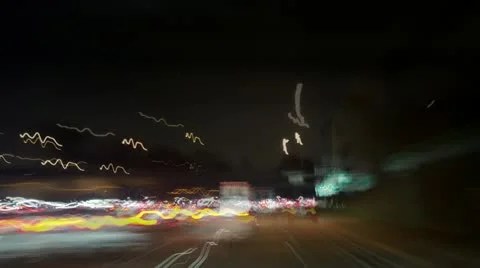 Timelapse freeway drive Vídeos de archivo 11584552
