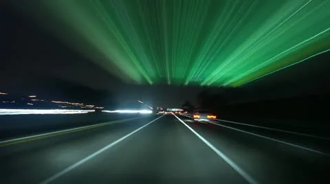 Timelapse freeway drive Vídeos de archivo 11584554