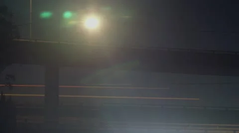 Timelapse freeway traffic Video stock 11549841