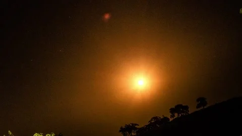 Timelapse full moom Video stock 149058182