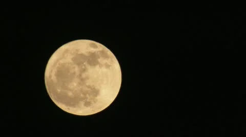 TIMELAPSE FULL MOON Stock Footage 10745317