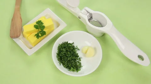 Timelapse Garlic Butter Stock Footage 1103995