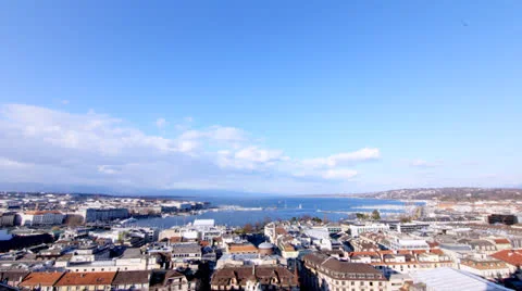 Timelapse Geneva Lake Stock Footage 24285788