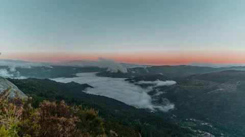 Timelapse of Geres Forest and Mountain Video stock 188510955