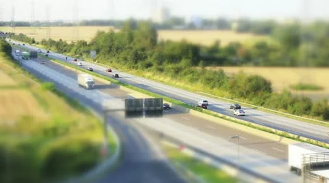 Timelapse from german highway Stock Footage 11449836
