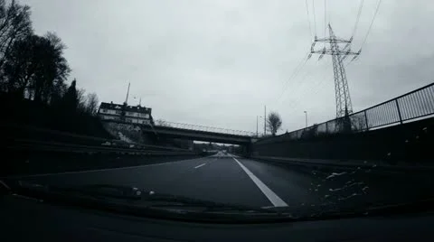 Timelapse of german highway 動画素材 18179681