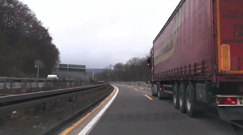 Timelapse of German highway Stock Footage 45148656