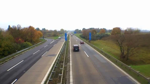 Timelapse of german highway Stock Footage 71770237