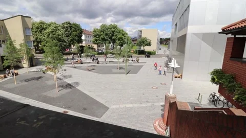 Timelapse of German Student Campus at the University of Kassel Stock Footage 137278853