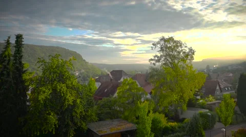 Timelapse: Germany at sunrise Stock Footage 64772611