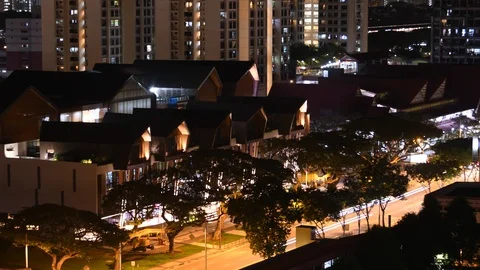 Timelapse Geylang Serai Stock Footage 101038796