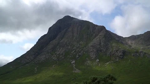 Timelapse of a Glencoe mountain, Scottish Highlands Stock Footage 340385033