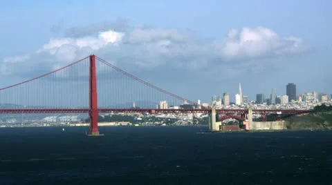 Timelapse Golden Gate Bridge 스톡 동영상 11590218