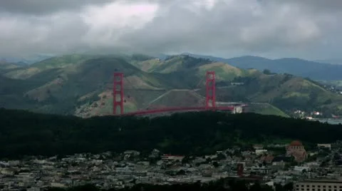 Timelapse Golden Gate Bridge 스톡 동영상 11609080