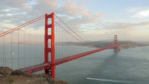 Timelapse of Golden Gate Bridge Stock-Footage 87130895