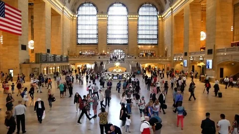 Timelapse of the Grand Central Terminal Stock Footage 82269483