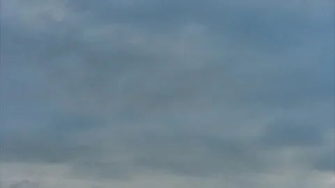 Timelapse of gray clouds during sunset. Rainy clouds before the rain. Stock Footage 320846160