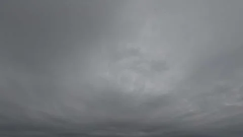 Timelapse with gray rain or snow clouds - loop video Stock Footage 280402634