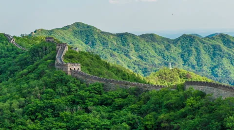 Timelapse of Great Wall of China 動画素材 66548982