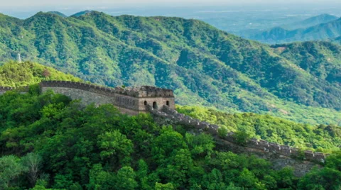 Timelapse of Great Wall of China Stock Footage 66549145