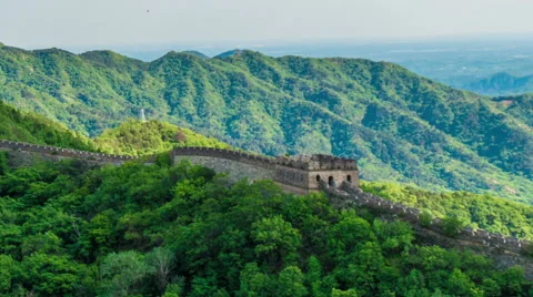 Timelapse of Great Wall of China Stock Footage 66549354