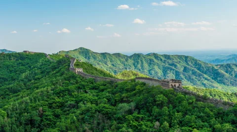 Timelapse of Great Wall of China Video stock 66549680