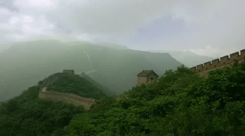 Timelapse Great Wall Vídeo Stock 11596570