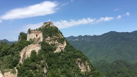 Timelapse greatwall of jiankou cloudy Stock Footage 74648059