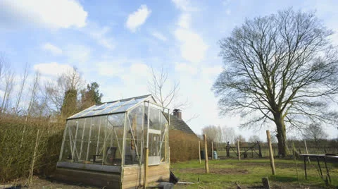 Timelapse of a greenhouse 스톡 동영상 22571647