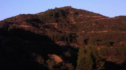 Timelapse Griffith Park hills Video stock 11606898