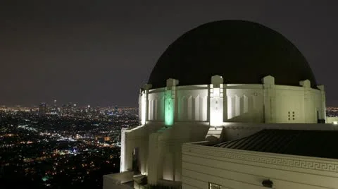 Timelapse Griffith Park landscape Vídeo Stock 11551826