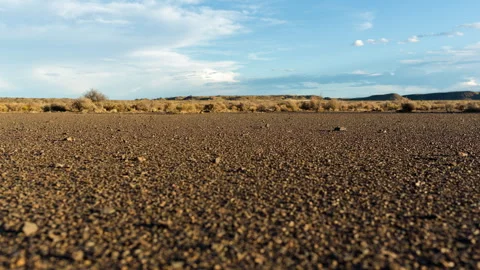 Timelapse of the ground at sunset Stock Footage 310546521