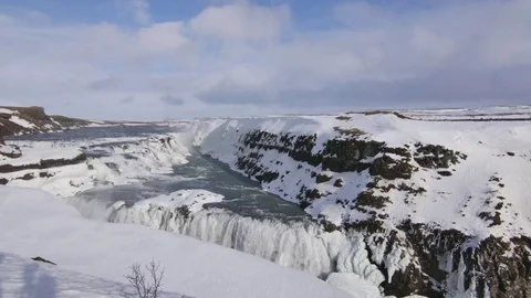 Timelapse - Gullfoss Waterfall - Iceland Stock-Footage 81358993