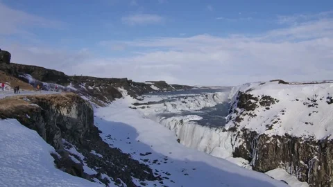 Timelapse - Gullfoss Waterfall - Iceland Stock Footage 81359202