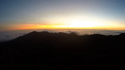 Timelapse Haleakala sunrise Stock-Footage 80371795