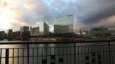 Timelapse, Hamburg, Harbor, Hafencity 스톡 동영상 42159072