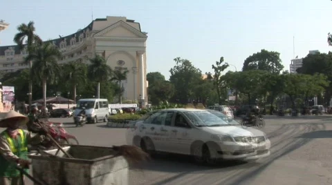 Timelapse Hanoi traffic Stock Footage 288393
