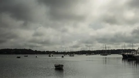 TImelapse of Harbor boats Video stock 168311121