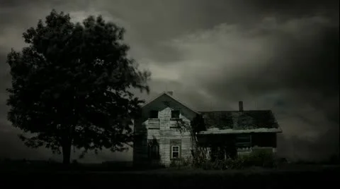 Timelapse haunted house Vídeo Stock 11607870