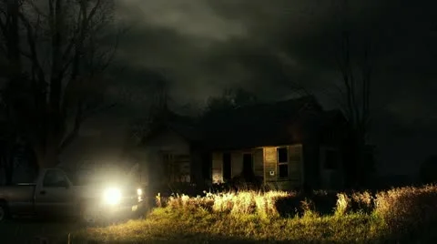 Timelapse haunted house 스톡 동영상 11607981