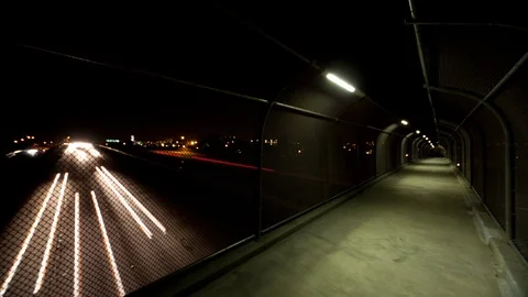 Timelapse from Hayward Overpass Video stock 98702509