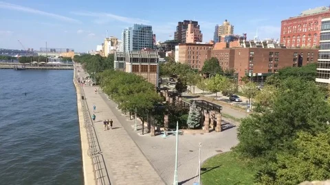 Timelapse Hd: West Side park is very busy on the weekends Video stock 81631331