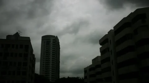 Timelapse HDB buildings 스톡 동영상 11590808