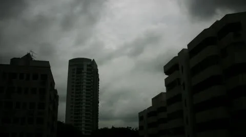 Timelapse HDB buildings Vídeo Stock 11610296