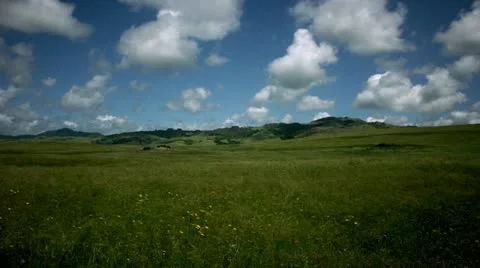 Timelapse Hearst Castle landscape Video stock 11606637