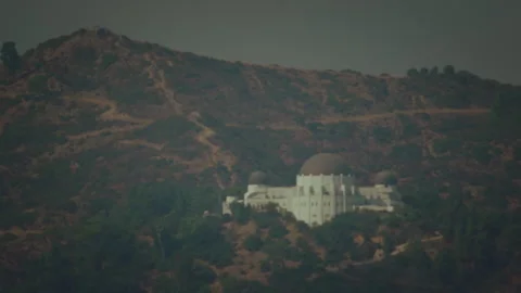 Timelapse Heatwave over Griffith Observatory during Forest Fires Vidéo 284677346